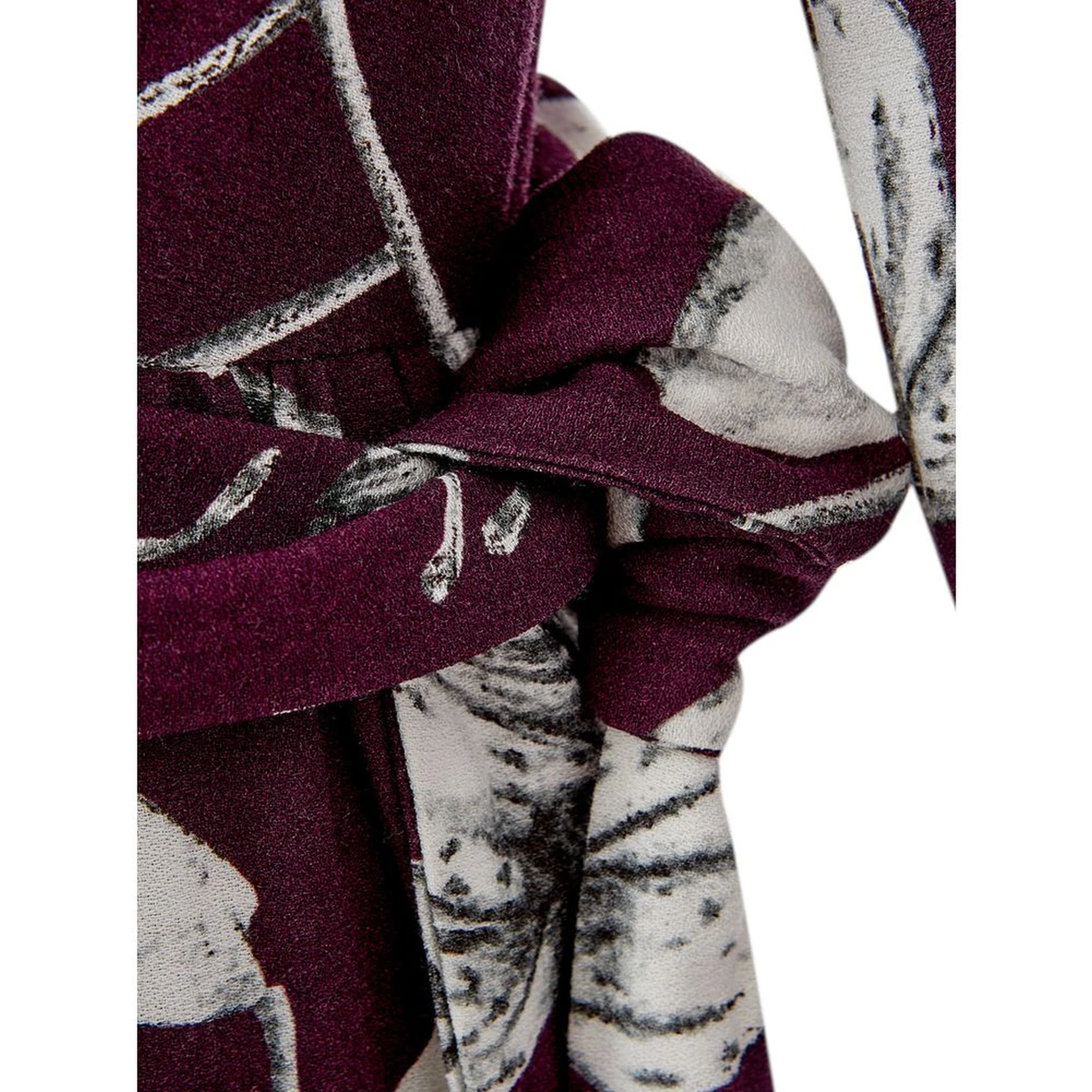 Purple Viscose Casual Dress