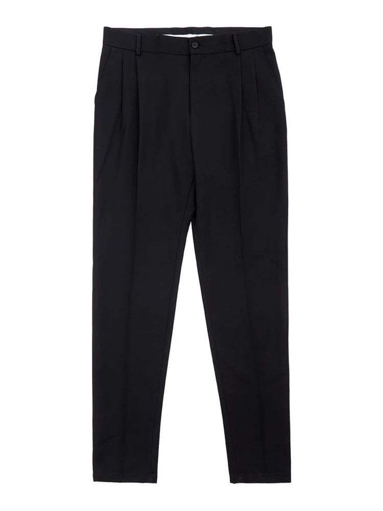 Black Polyester Dress Pants
