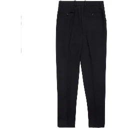 Black Polyester Dress Pants