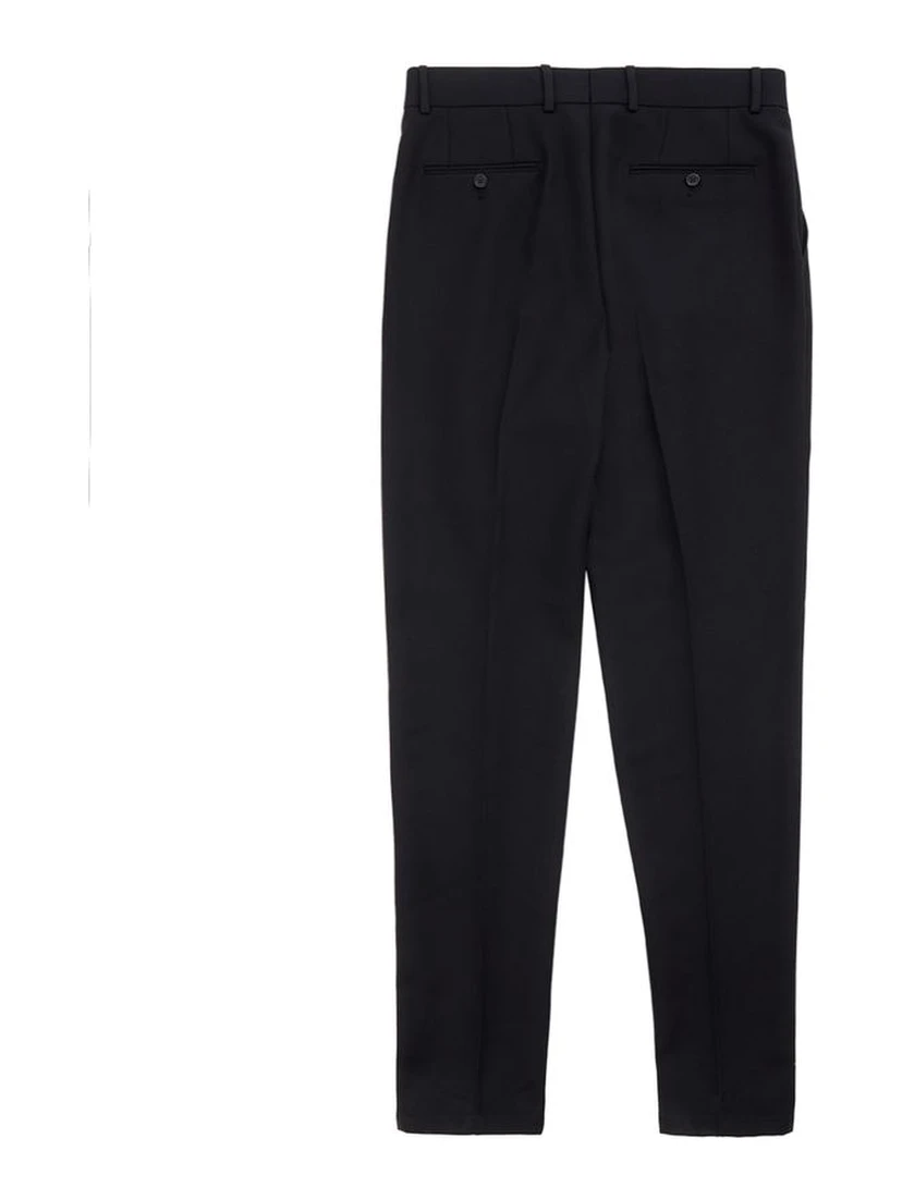 Black Polyester Dress Pants