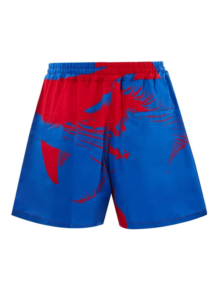 Multicolor Viscose Shorts