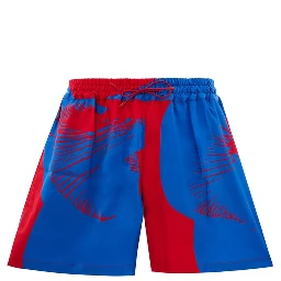 Multicolor Viscose Shorts