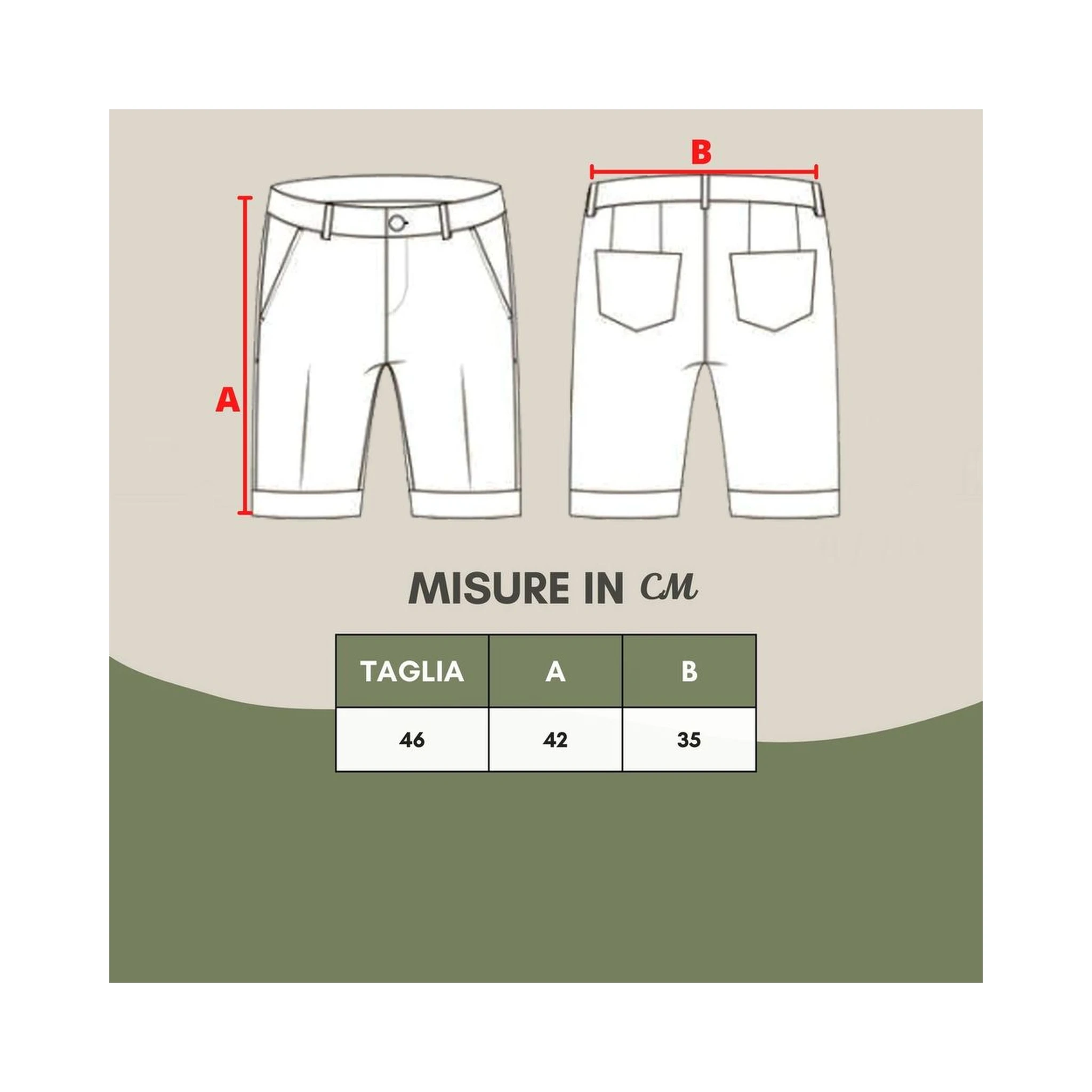 Multicolor Viscose Shorts