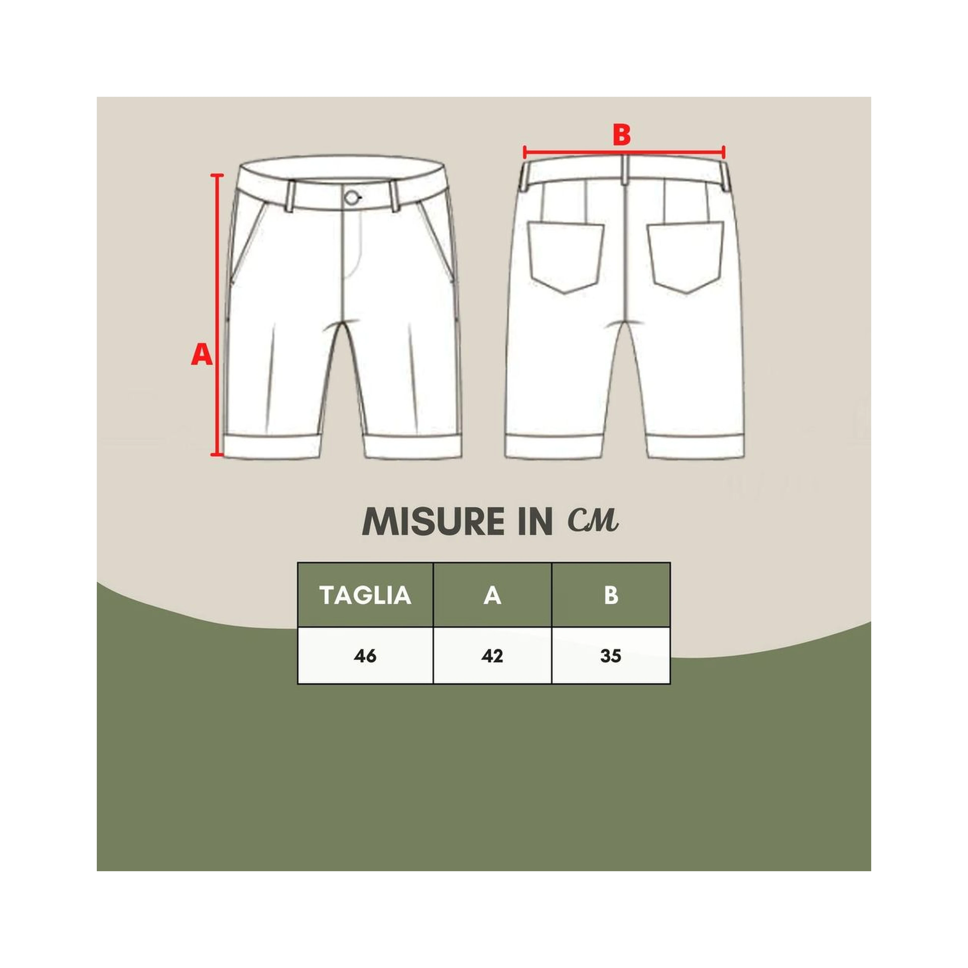 Multicolor Viscose Shorts