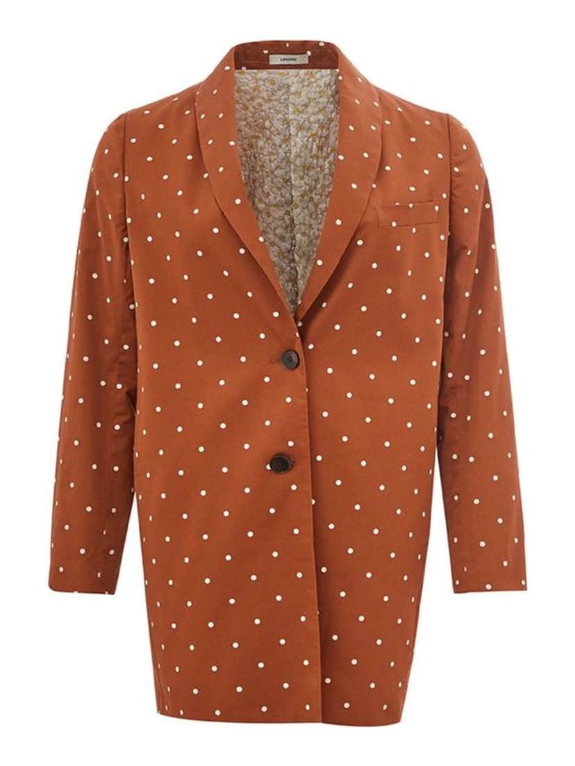 Brown Cotton Trench Coat