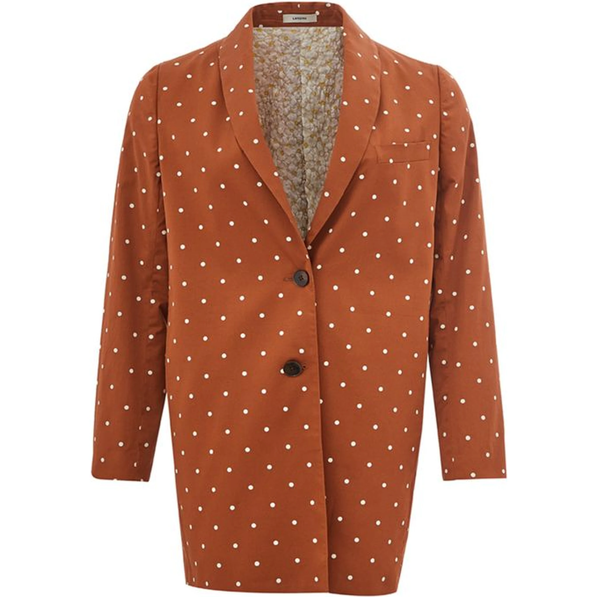 Brown Cotton Trench Coat