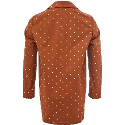 Brown Cotton Trench Coat