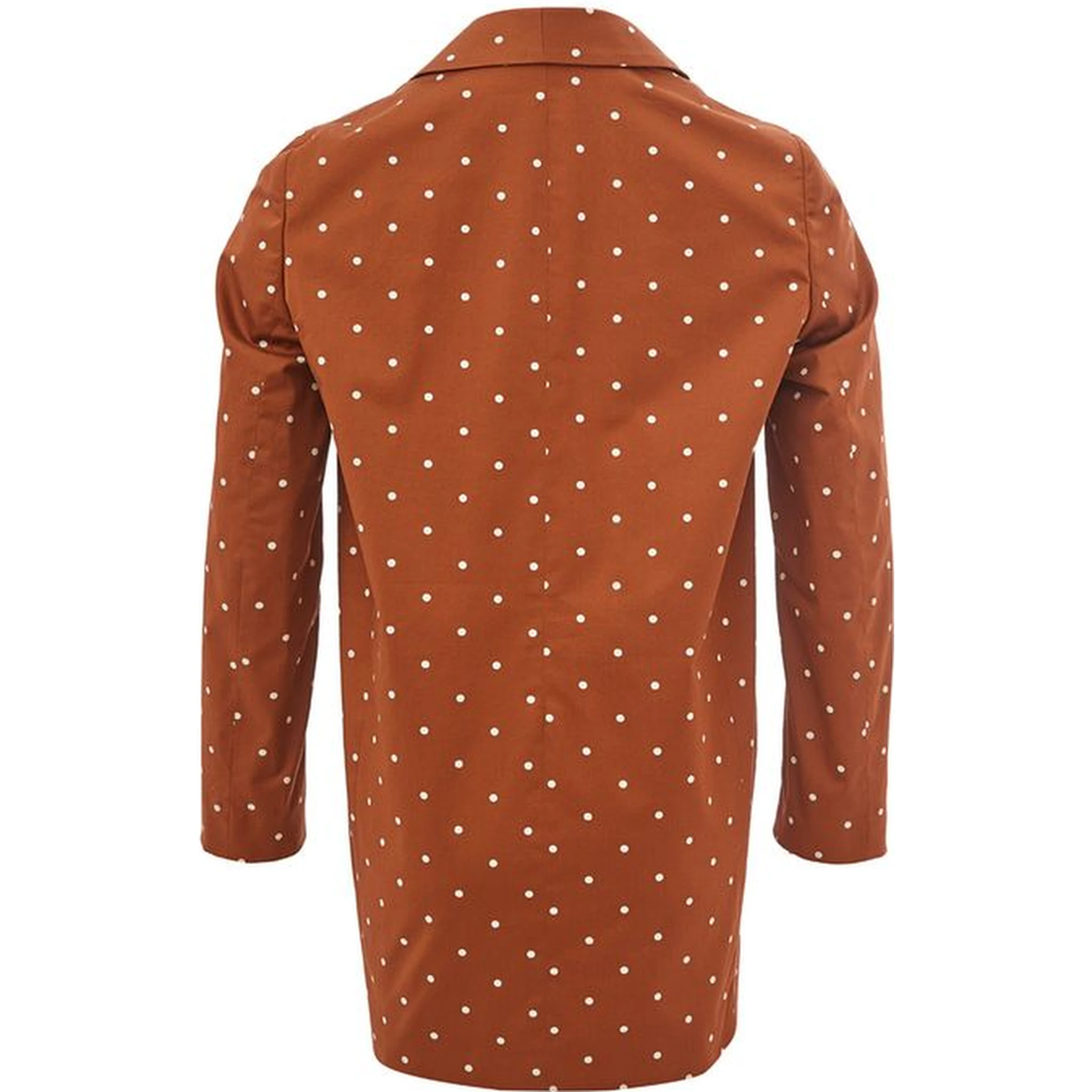 Brown Cotton Trench Coat