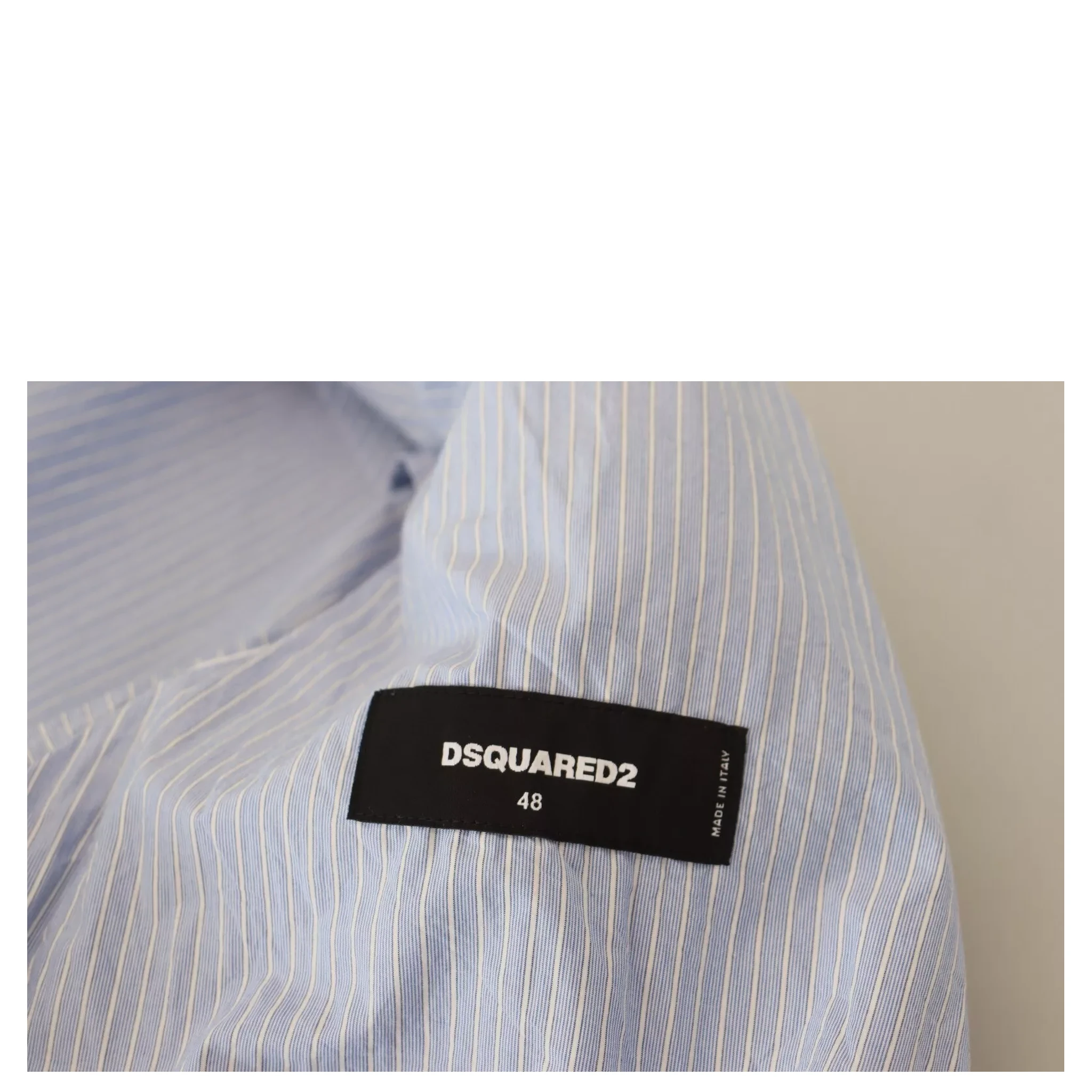 Blue Striped Single Breasted Formal Coat Blazer