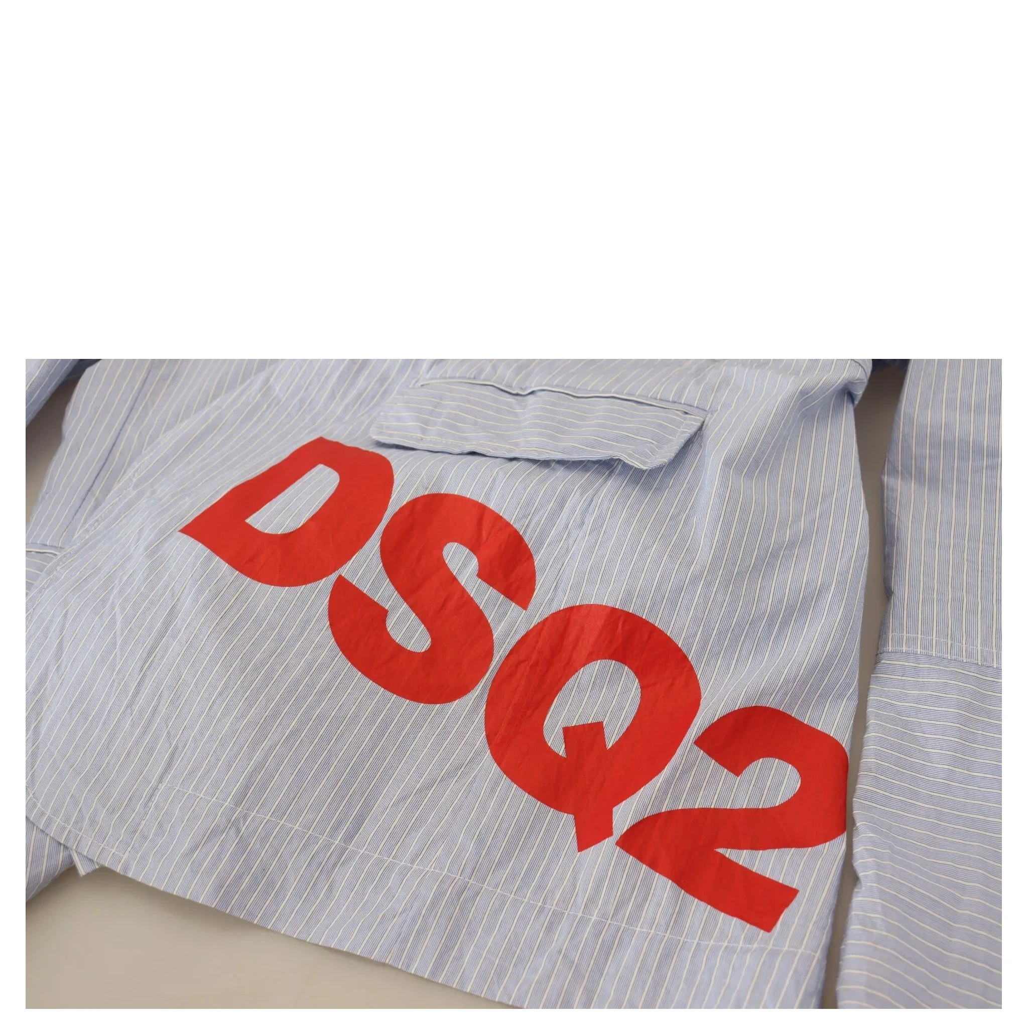 Blue Striped Single Breasted Formal Coat Blazer