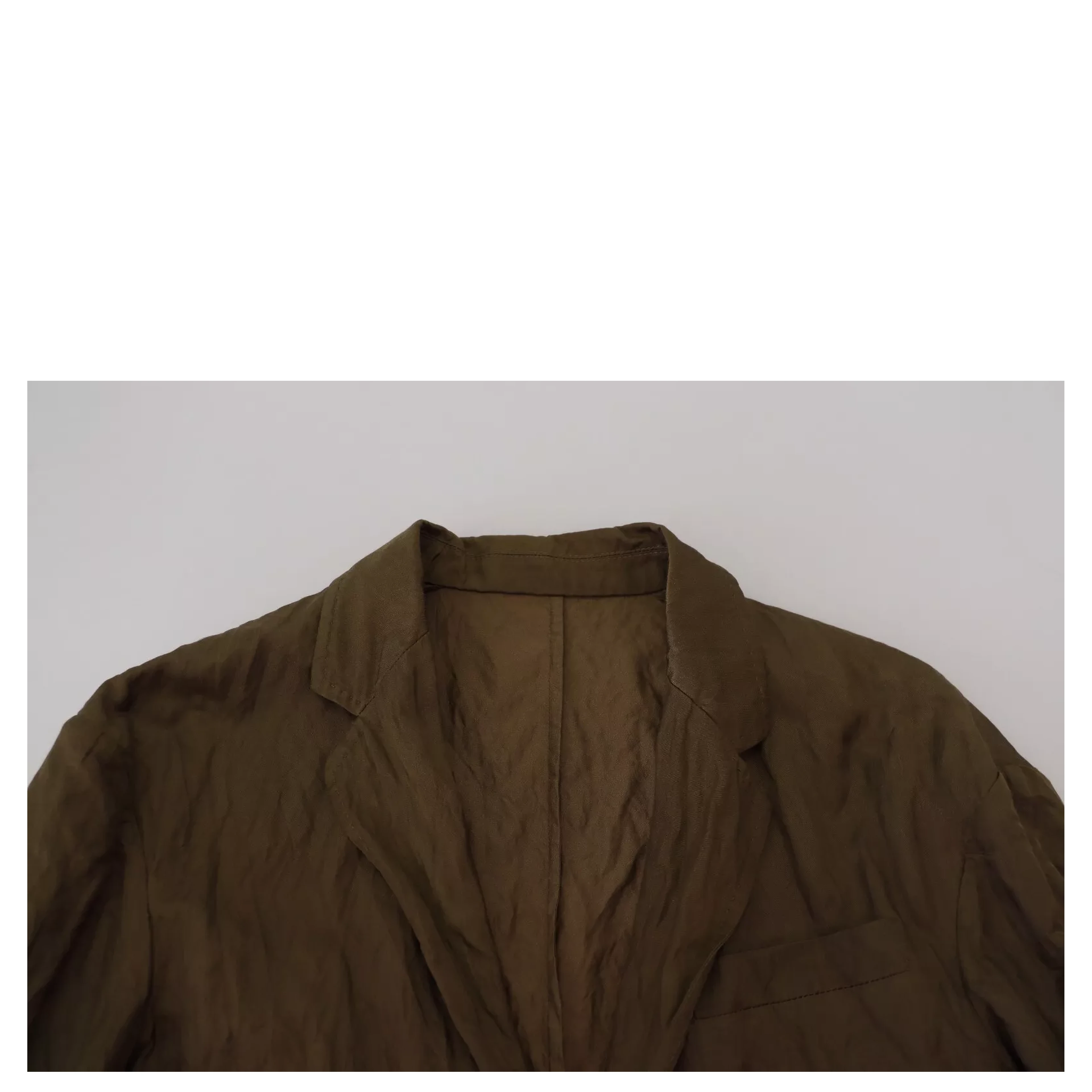 Green Single Breasted Men Coat Blazer Jacket