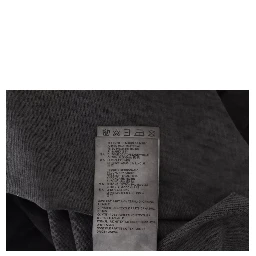 Black Cotton Linen Long Sleeves Pullover Sweater