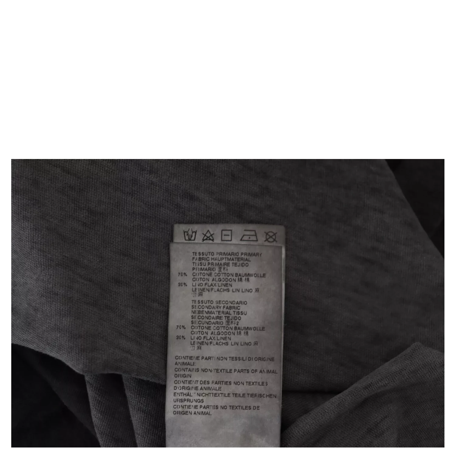 Black Cotton Linen Long Sleeves Pullover Sweater