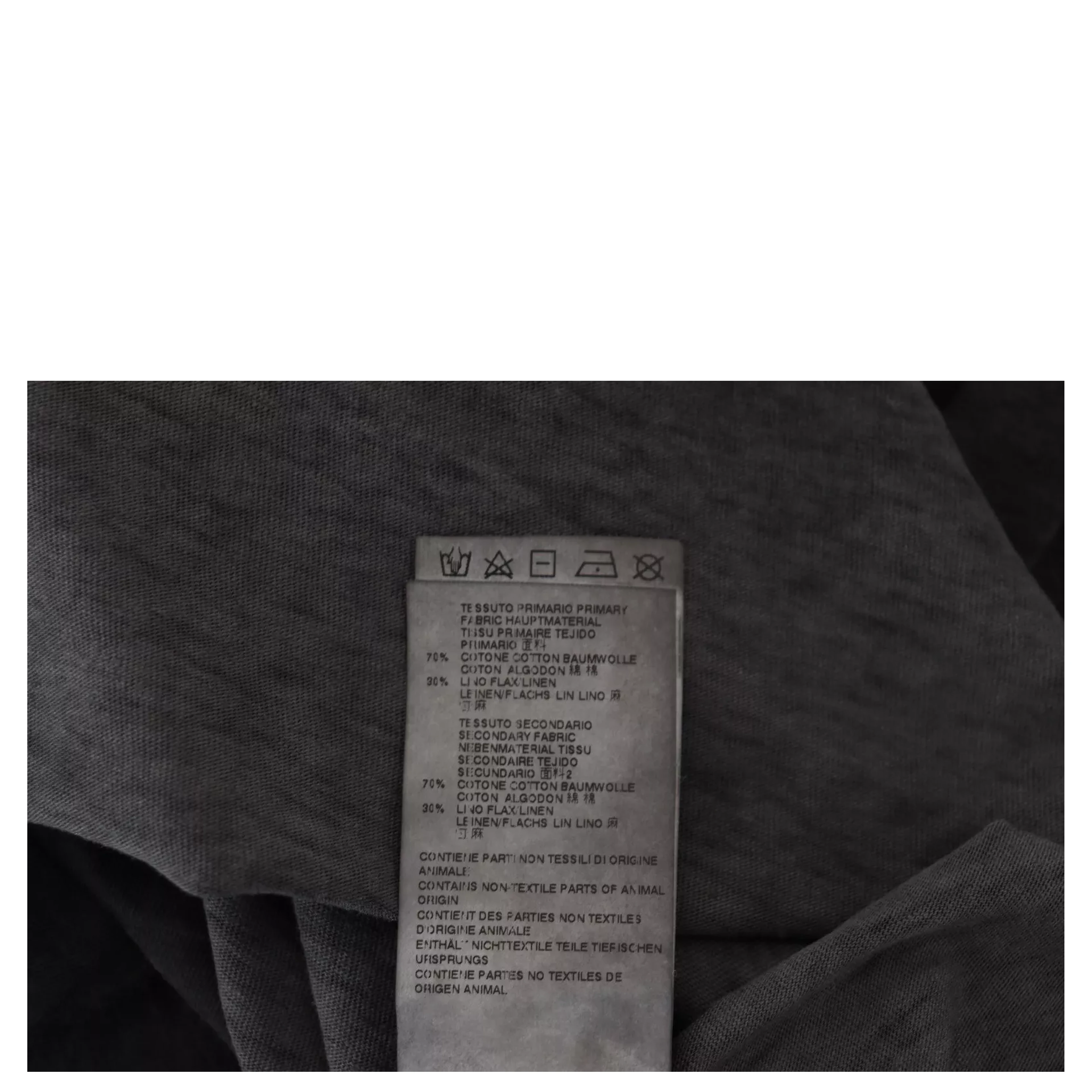 Black Cotton Linen Long Sleeves Pullover Sweater
