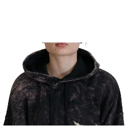 Multicolor Dye Cotton Hoodie Sweatshirt Sweater