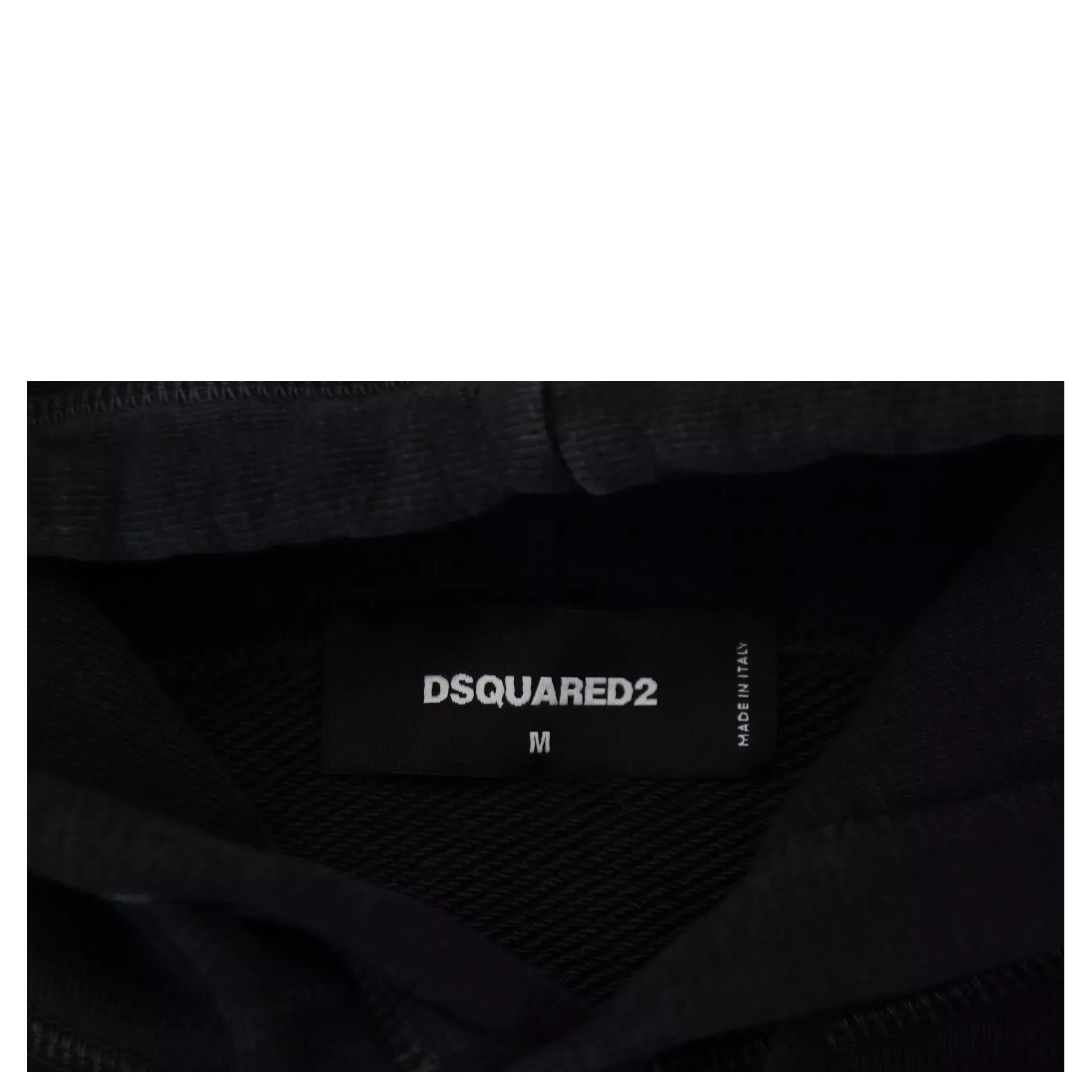 Black Cotton Hooded Printed Men Pullover Sweater