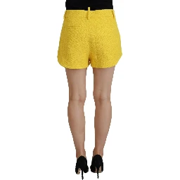 Yellow Peak Double Breasted Suit Blazer Short Set