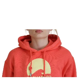 Pink Logo Print Cotton Hoodie Sweatshirt Sweater