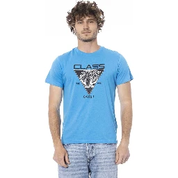 Light Blue Cotton T-Shirt