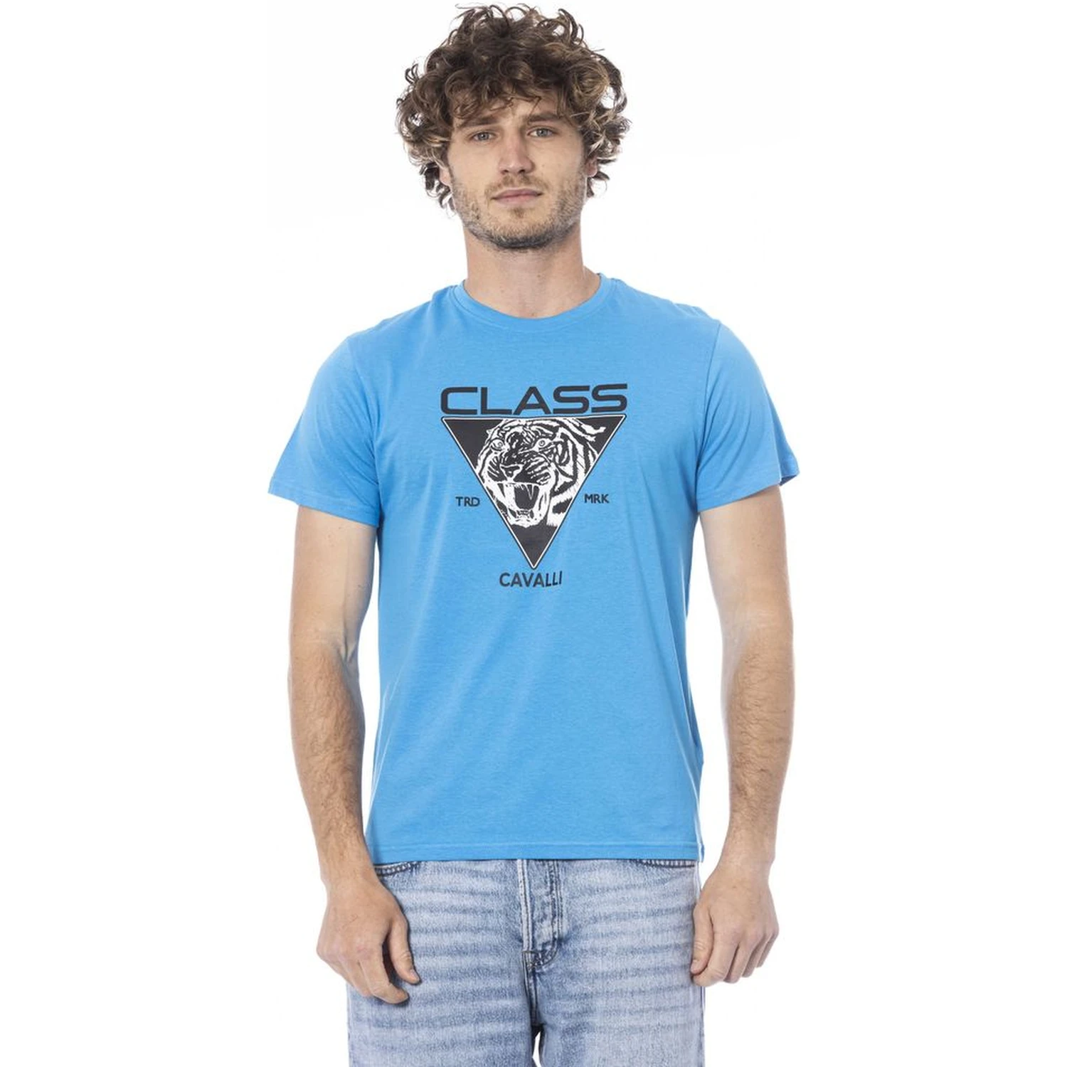Light Blue Cotton T-Shirt