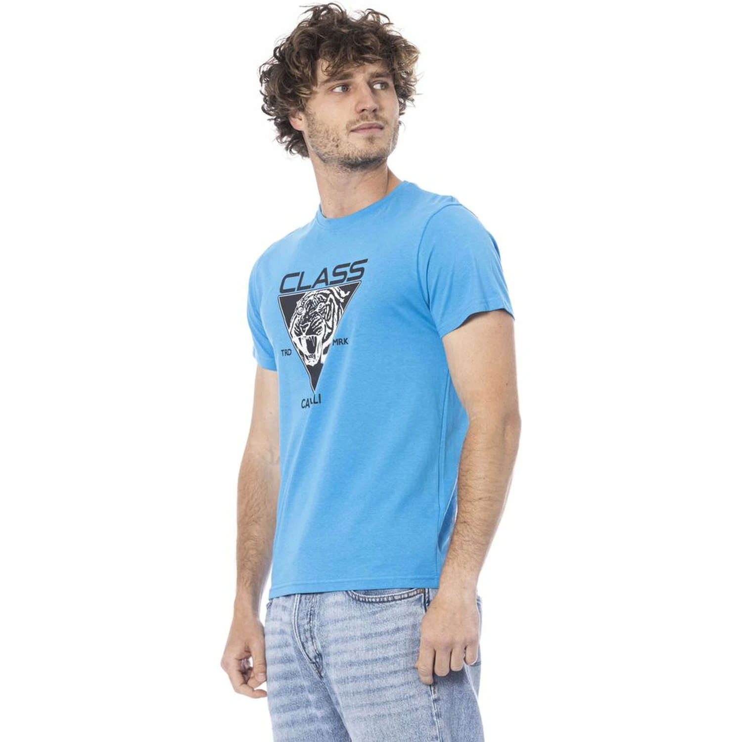 Light Blue Cotton T-Shirt