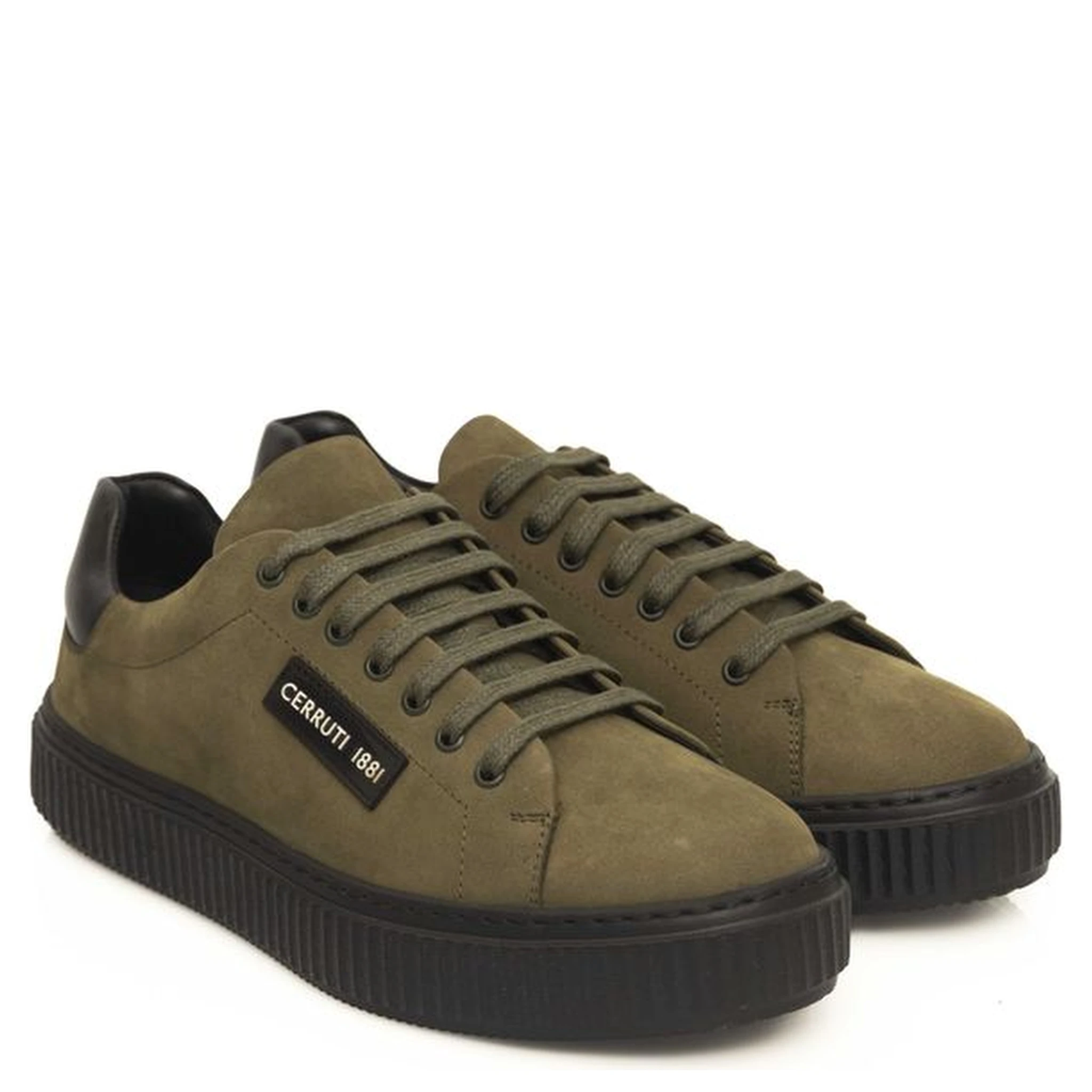 Green Cowhide Sneaker