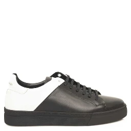 Black And White Cowhide Sneaker