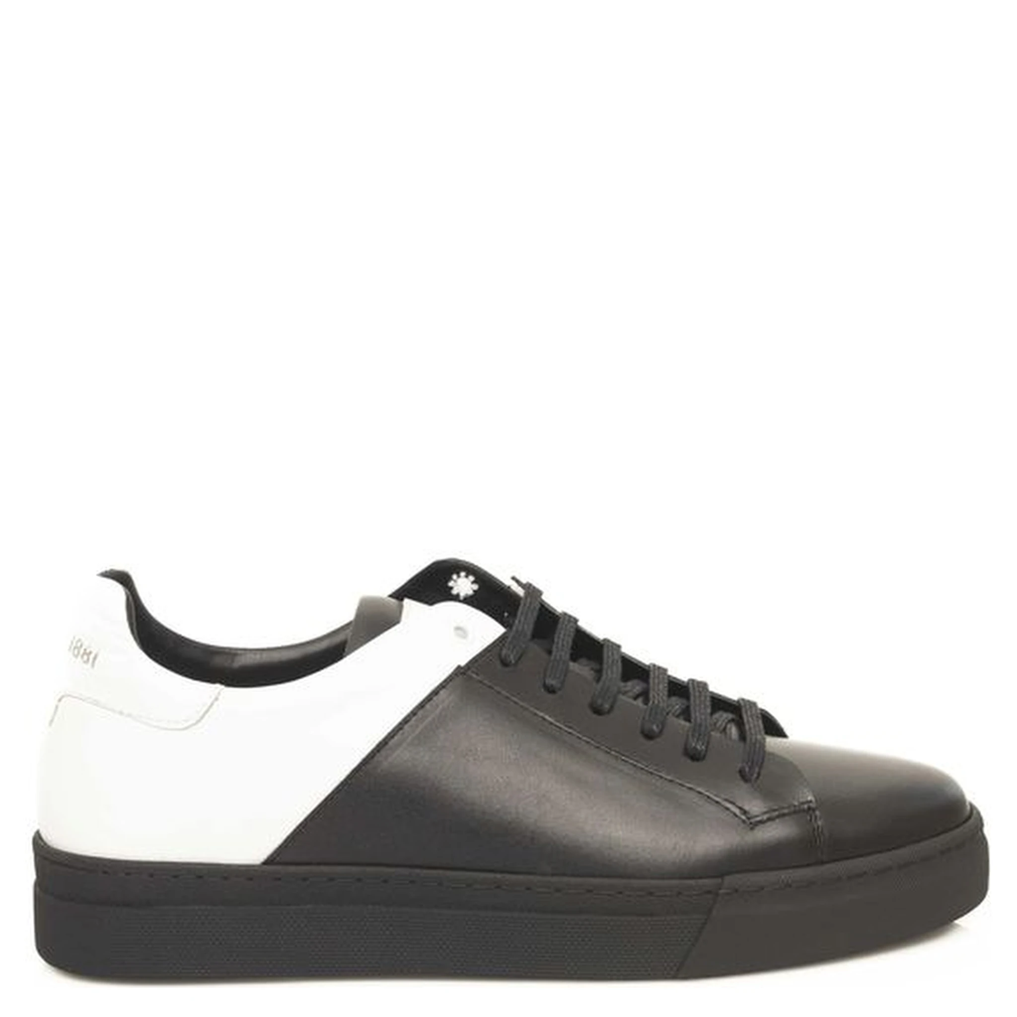 Black And White Cowhide Sneaker