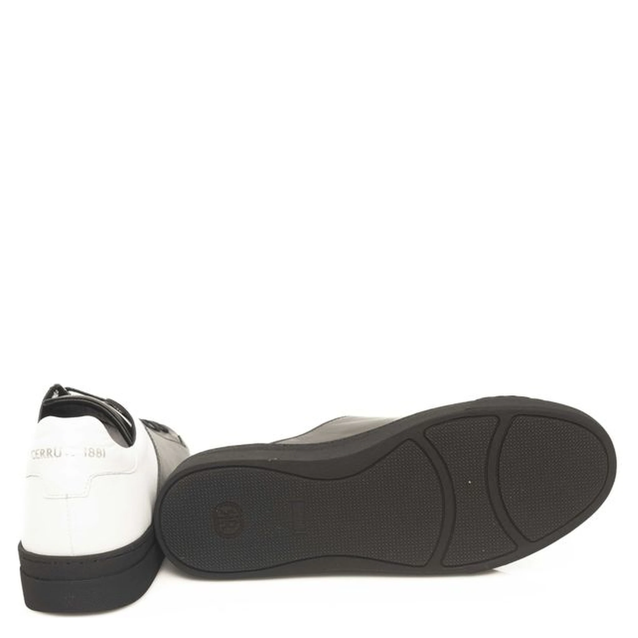 Black And White Cowhide Sneaker