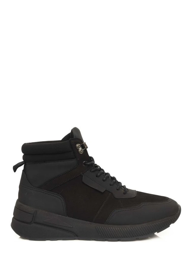 Black Cowhide Sneaker