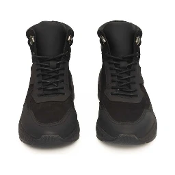 Black Cowhide Sneaker