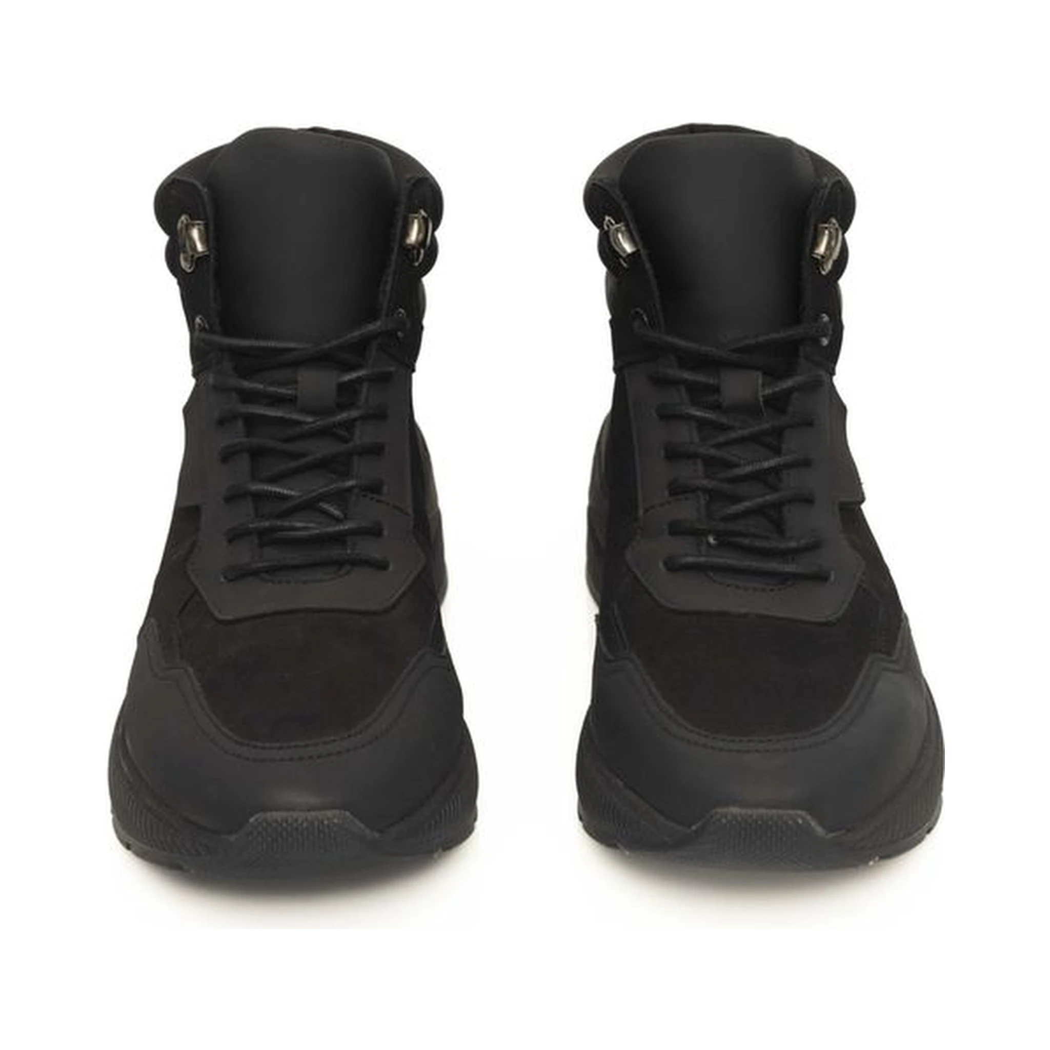 Black Cowhide Sneaker