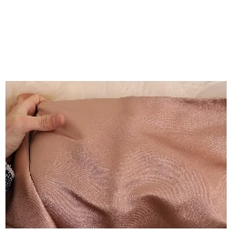 Crystal Pink Silk Chandelier Ball Gown Dress