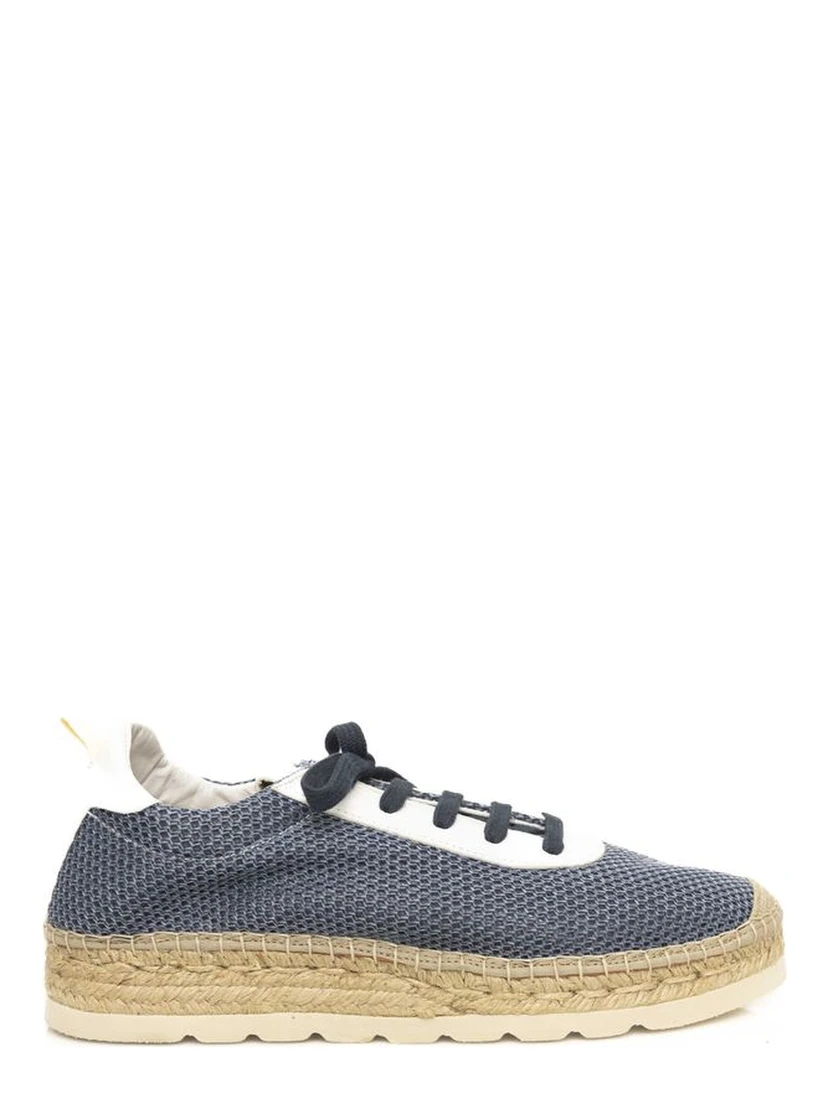 Blue Polyester Sneaker