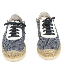 Blue Polyester Sneaker