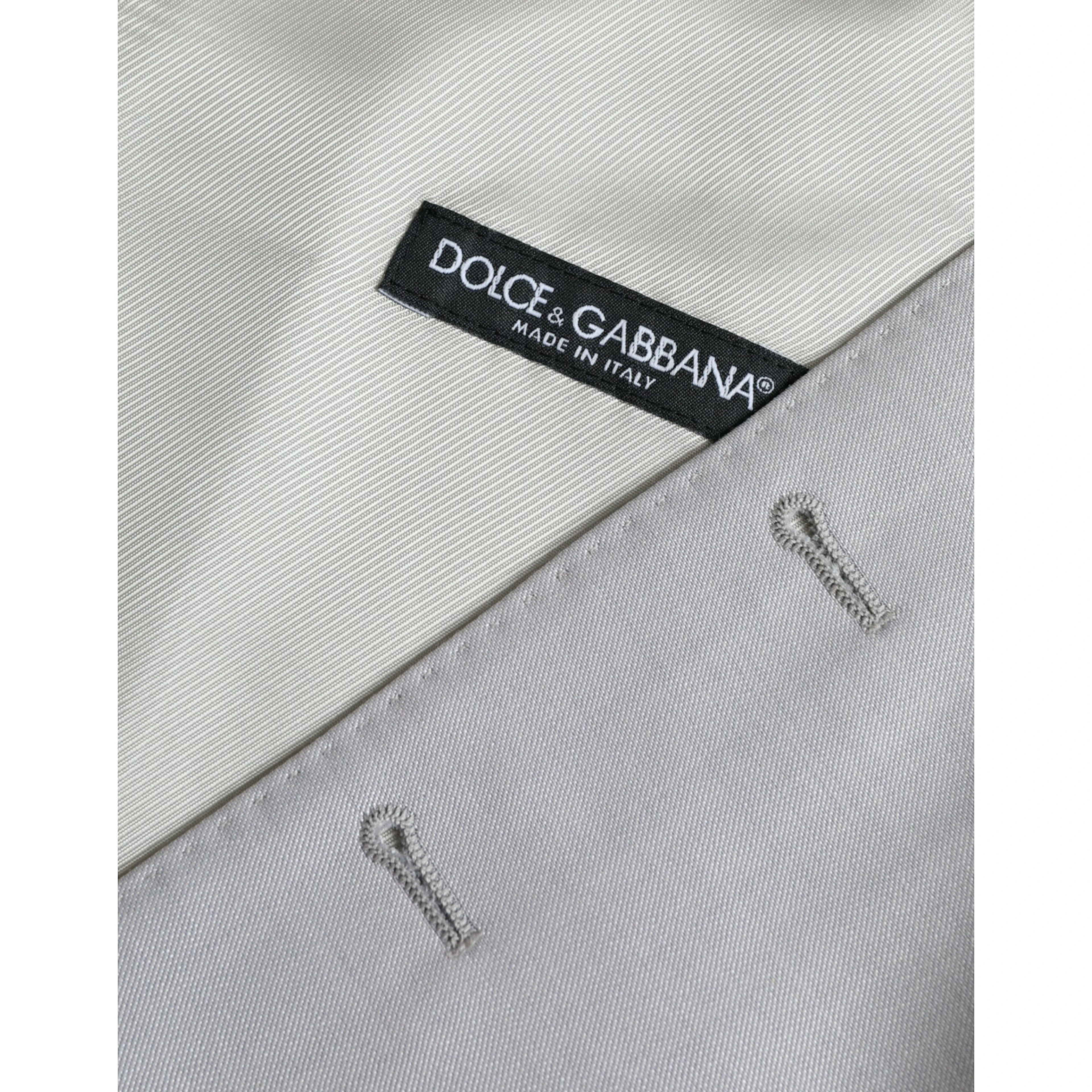 Light Gray Wool Formal Dress Waistcoat Vest