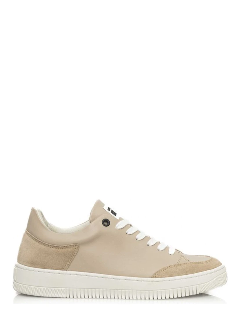 Beige Cowhide Sneaker