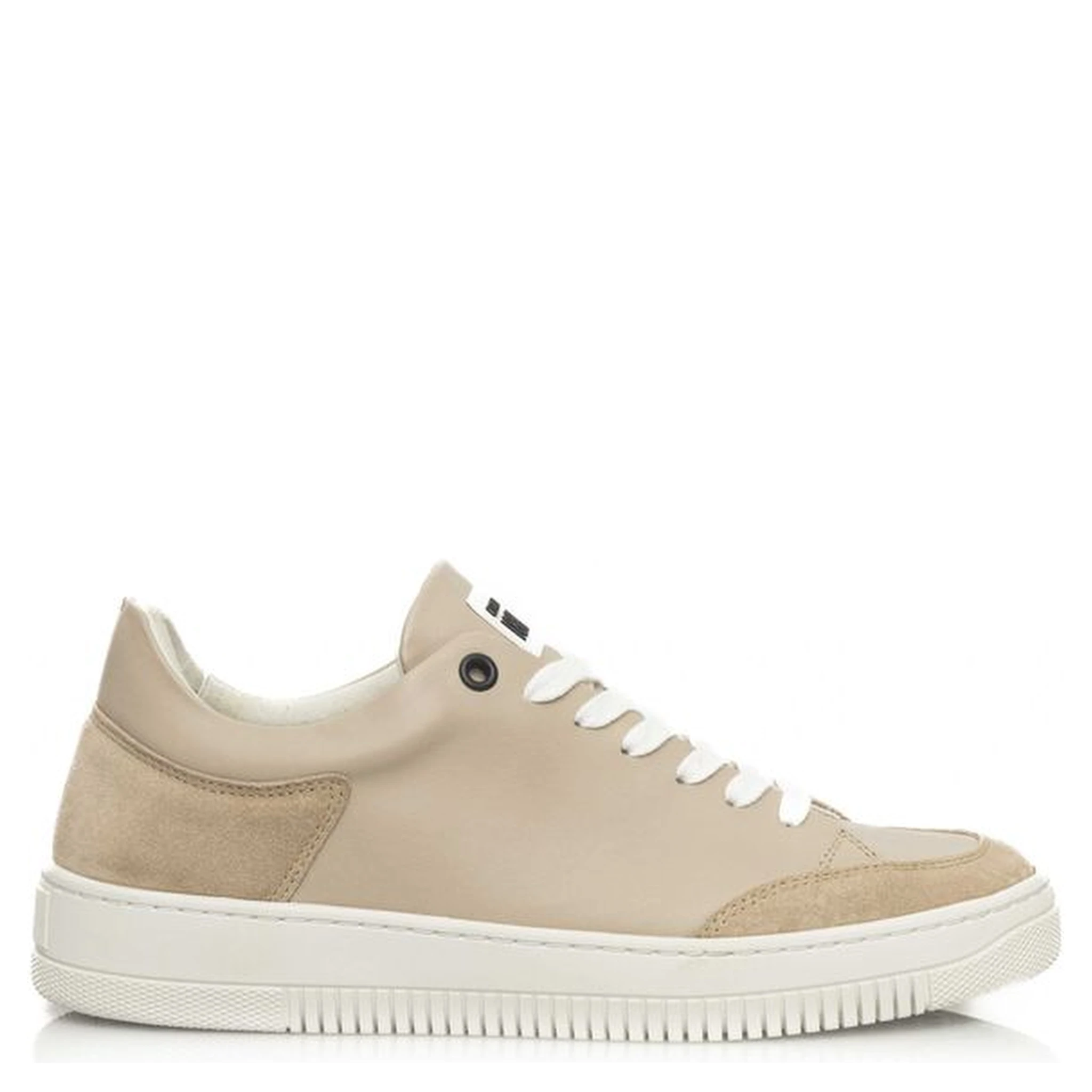 Beige Cowhide Sneaker