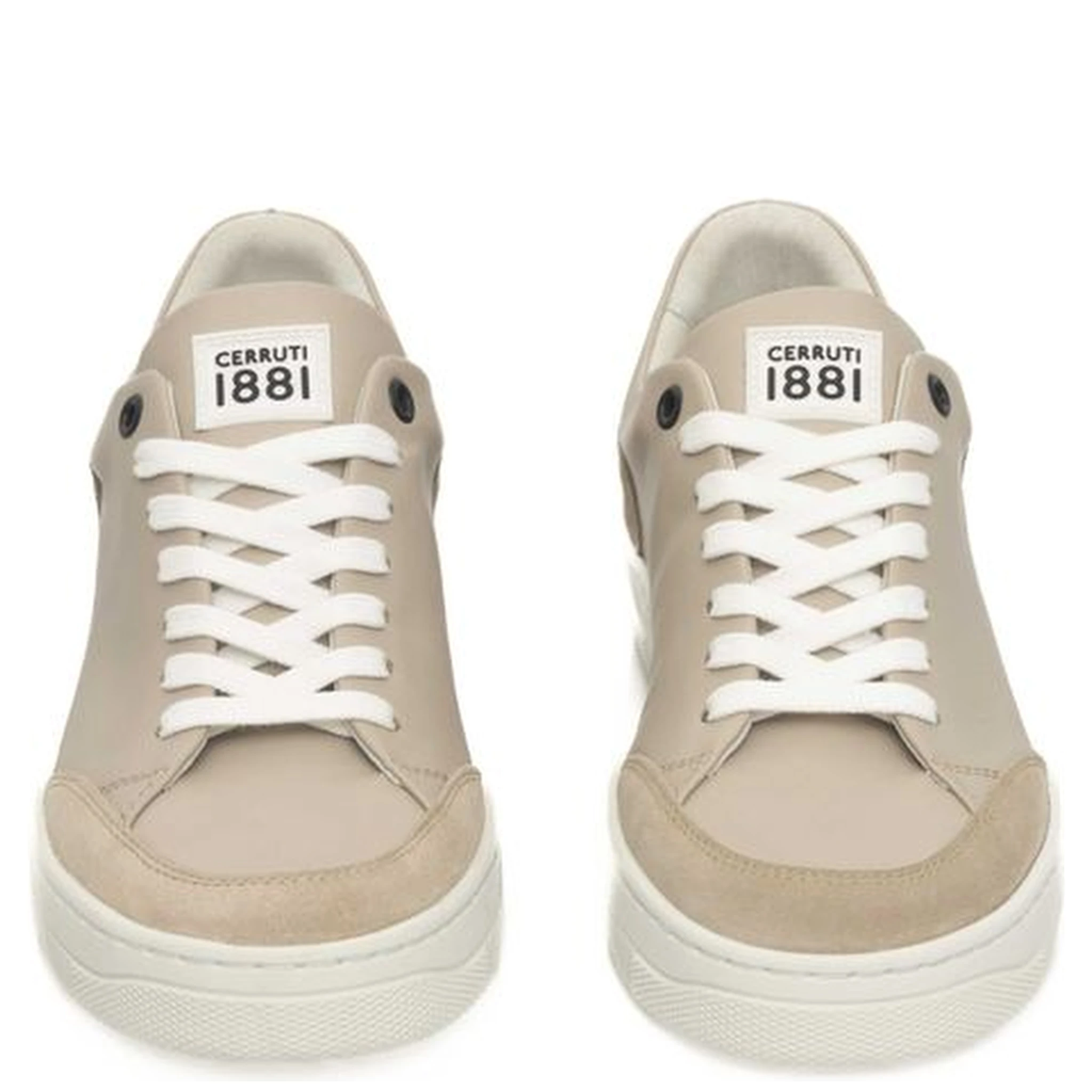 Beige Cowhide Sneaker
