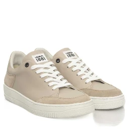 Beige Cowhide Sneaker
