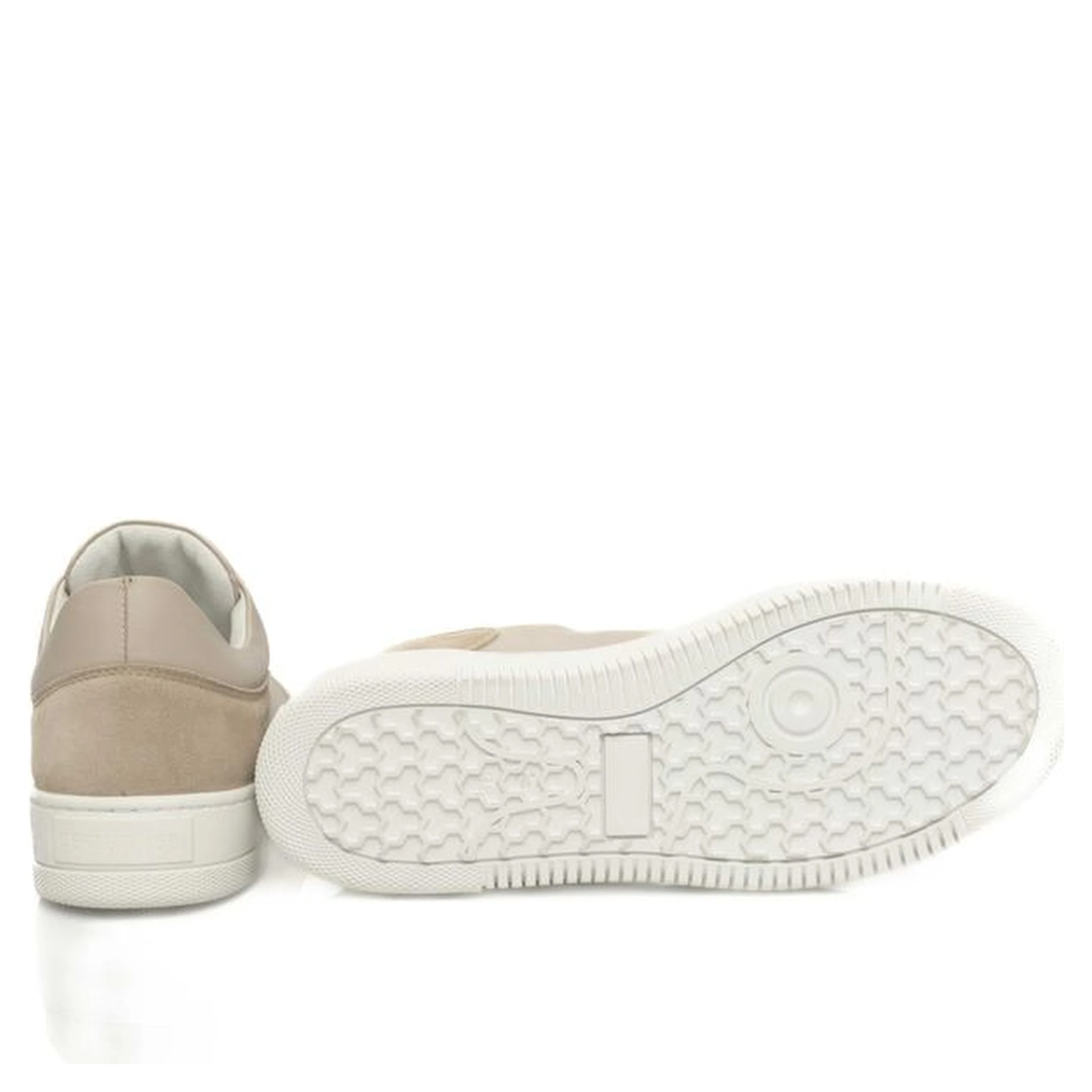 Beige Cowhide Sneaker