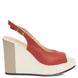 Red Calfskin Sandal
