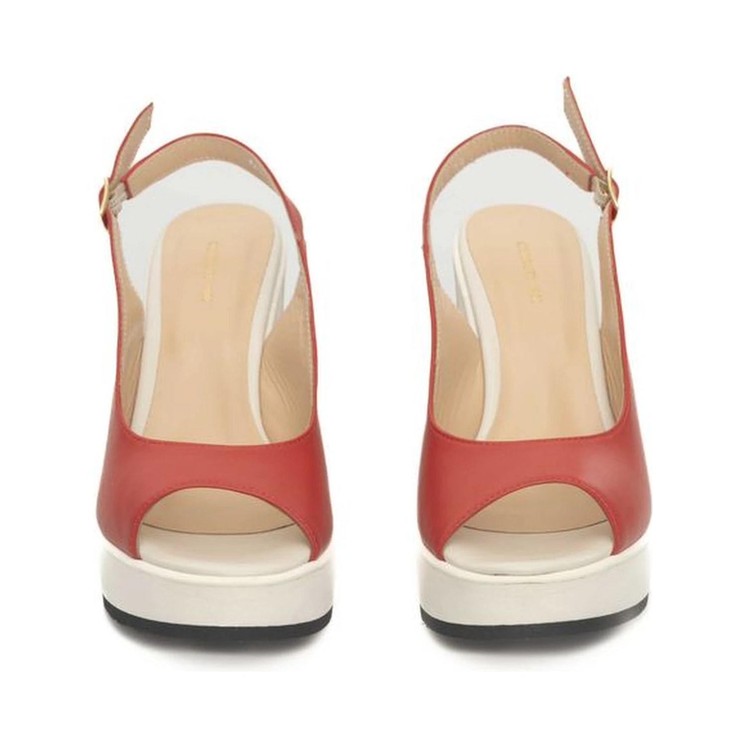 Red Calfskin Sandal