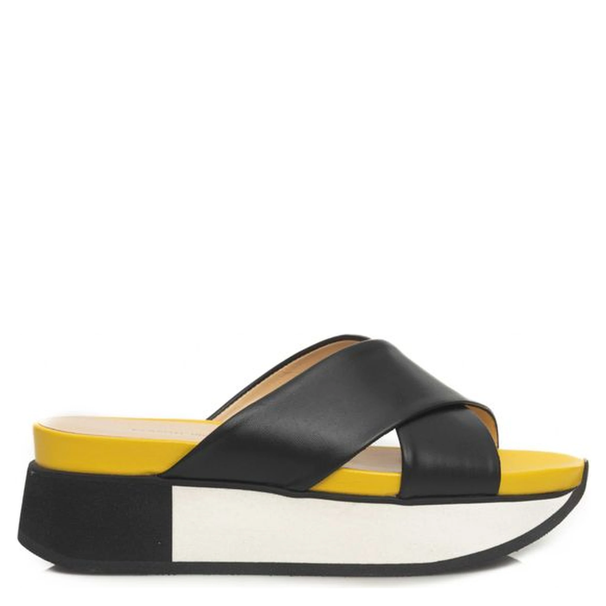 Black Calfskin Sandal