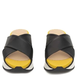 Black Calfskin Sandal