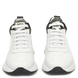 White Cowhide Sneaker