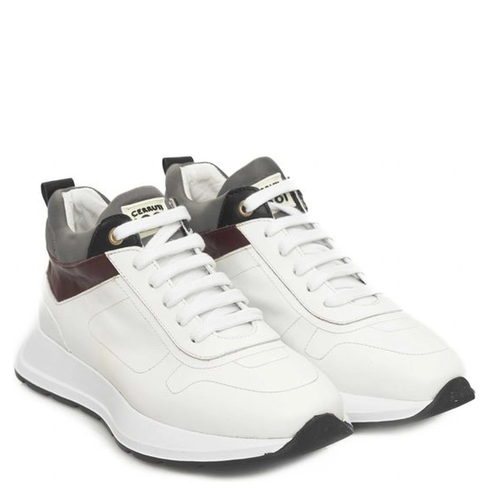 White Cowhide Sneaker