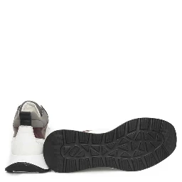 White Cowhide Sneaker