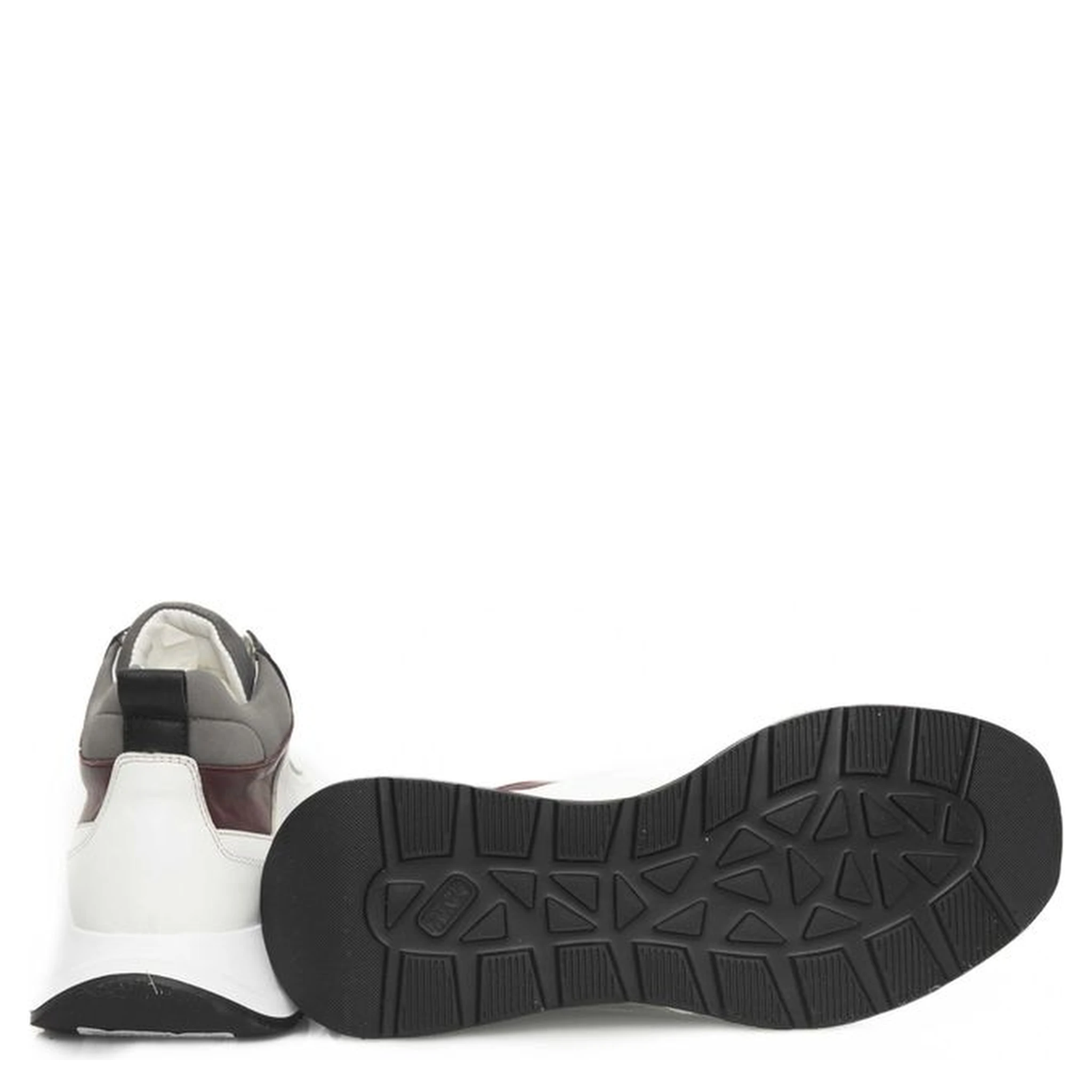 White Cowhide Sneaker