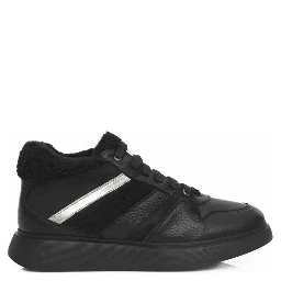 Black Cowhide Sneaker